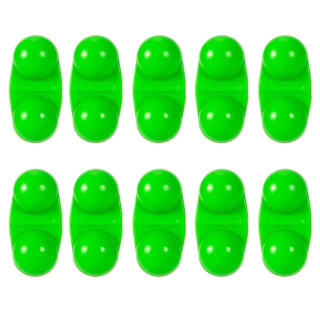 10 Pcs Hochets de Pêche en Ligne pour Poisson-Chat Espèces Terminal Matériel Hochets en Ligne Vert