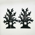 thumbnail image 6 of Halloween Decorations, Halloween Wooden Ornaments Ghost Horror Tree Ghost Festival Decoration Wooden Crafts, boxwood, black, 6 of 9