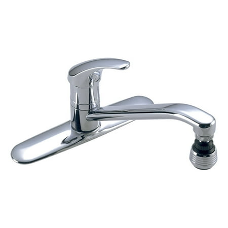 Origins Single Handle Kitchen Faucet With Swivel Aerator In