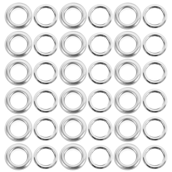 Kit de ojales metálicos de 200 piezas, 12 mm, redondos, para zapatos, tiendas de campaña, telas, superficie lisa, para exteriores y hogar.