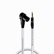 Columber Cable - Right Angle 3-Pin XLR Male to 3.5 TRS Male 3-Pin Connector