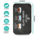 thumbnail image 5 of Coffee Mat 19.5x12in Coffee Bar Mat with Rubber Backed, Hide Stains Coffee Maker Mat for Countertops,diatom mud , Coffee Bar Accessories, Absorbent Coffee Drying Mat, 5 of 7
