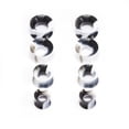 thumbnail image 2 of Marble Gauges Ear Plugs Thin Silicone Ear Tunnels Set Of 2, 2 of 2