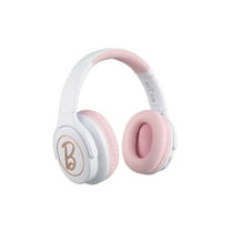 eKids Barbie Wireless Headphones with Microphone, Bluetooth Headphones Include Aux Cord