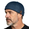 thumbnail image 4 of Apeya Men's Mesh Brimless Docker Cap, Breathable Summer Skullcap Hat, Lightweight Sailor Dome Cap for Outdoor Sports, Structured Fashion Flip Cap, 4 of 9