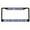 Black/Silver/Blue, variant on GOT Jesus It's Hell Without HIM Religious Jesus Christian Style Heavy Duty Metal License Plate Frame Personalise/Car Accessories Car Tag Holder Cover (Black/White/Black)