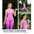 thumbnail image 3 of Nirlon Y Back Adjustable Sports Bras For Women - Nirlux Camisole Sports Bra, Stretchy Womens Tops Soft Workout Tops For Women (Orchid, 12), 3 of 6