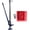 Blue, variant on HPDMC 48" Heavy Duty Off-Road Farm Jack with Base - 3 Ton (6,600 lb) Ratcheting Lift Jack - Utility Jack for Trucks, SUVs & Agricultural Equipment - Black