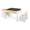 White, variant on 4-in-1 Wooden Activity Kids Table and Chairs with Storage and Detachable Blackboard