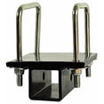 thumbnail image 1 of Ultra-Fab Trailer Hitch Receiver Tube Adapter 35-946401 Fits 4 Inch Square RV Bumper; Accepts 2 Inch Carrier Tube; 200 Pound Tongue Weight Capacity; Powder Coated; With Zinc Plated Hardware, 1 of 3