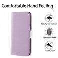 thumbnail image 5 of K-Lion Wallet Case for iPhone 15 Plus, Cute Elegant Lychee Pattern PU Leather Card & Cash Slot Shockproof Protective Case Anti-Scratch Folio Flip Case Cover for Women Girls,Purple, 5 of 7