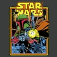 thumbnail image 2 of Men's Star Wars: Empire Strikes Back Boba Fett Fires  Pull Over Hoodie, 2 of 4