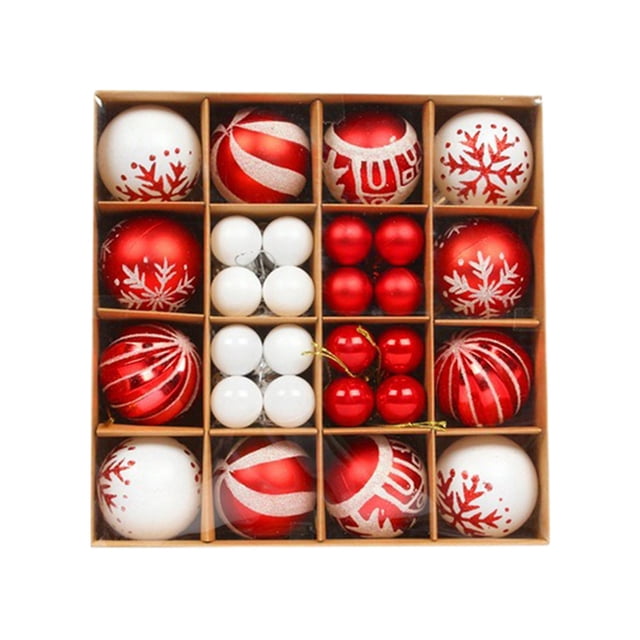 40 Piece Ornament Set, Charm Pendant, Hanging Christmas Tree Decoration, Wedding A