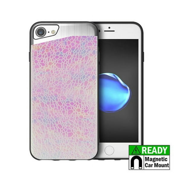 GSA Slim Blade Carbon Hybrid Case For iPhone 8 Plus/7 Plus - NEON PEARL