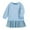 Light Blue, variant on Youmylove Girls Dresses Easter Outfit Girl's Solid Color Dress Sweater Cute Fashion Casual Dress Easter Spring Summer Sundress 18-24 Months