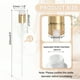thumbnail image 2 of 4 Piezas Cabezas de Bomba de Dispensador de Jabón, Reemplazo de Bombas de Jabón de Mano Clip-on para Botellas de Loción y Champú de Tamaño de Cuello Estándar 24/410, Dorado Blanco, 2 of 7