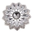 thumbnail image 4 of 2x Flor Aleación Rhinestone Vástago Botón Accesorios de Costura Decoración de Ropa Sunnimix Botones de vástago de diamantes de imitación de aleación, 4 of 8