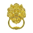 thumbnail image 2 of Anneau de Porte, Poignée de Porte en Alliage Style Antique Chinois avec Finition Argentée, 2 of 7