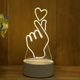 thumbnail image 2 of MesaSe Valenties Day 3D Night Light Creative Novelty LED Decorative Gift Table Lamp, 2 of 10