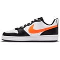 thumbnail image 2 of Big Kid's Nike Court Borough Low 2 White/Total Orange-Black (BQ5448 115) - 5, 2 of 8