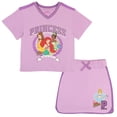 thumbnail image 1 of Conjunto para Niñas de 2 Piezas Disney Princesas con Remera y Falda Pantalón, 1 of 7