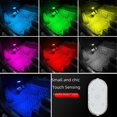 thumbnail image 3 of Iluminación del coche luz de lectura LED atmósfera mejora sensor táctil carga USB luz de emergencia del techo del coche., 3 of 5