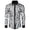 Grey, variant on Mens Performance Clothing Sequin Casual Shirt New Mens Fashion Shiny Lapel