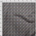 thumbnail image 4 of oneOone Georgette Viscose Dark Gray Fabric Tropical Craft Projects Decor Fabric Printed By The Yard 42 Inch Wide, 4 of 4