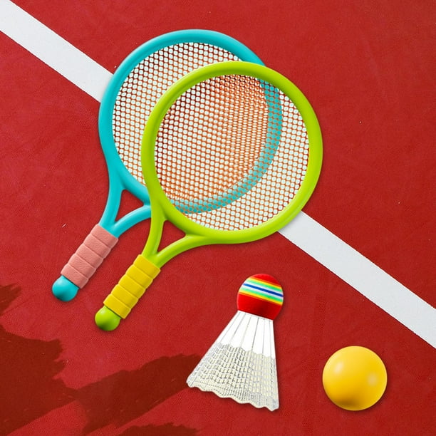 Juego de Tenis de Badminton para Ninos Juego de Raqueta de Tenis con Pelota Raqueta de Tenis de Badminton para Ninos Principiantes Juguetes Bodega Aurrera en linea