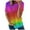 Multicolor, variant on IROINNID T-Shirt For Women Summer Loose Gradient Round-Neck Short Sleeve Casual Blouse Spring