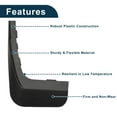 thumbnail image 4 of Guardabarros Splash Guards Direct Fit de Unique Bargains para Smart Fortwo 451 2007-2014 Delantero y Trasero Pre-perforado 1 Juego Kit de Protección para Todas las Climas, 4 of 7