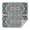 Multicolor Ethnic Paisley, variant on Tropical Pioneer Flower Pattern Square Tablecloth,Waterproof Square Table Cover,Wipeable Spillproof Washable Table Cover for Home Kitchen Party Decor 42"X42"(107x107cm)