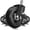 Black, variant on Lifelong Office Chair Replacement Caster Wheels, 7/16" x 7/8" Stem, Industrial Steel and PU, Rollerblade Design, Smooth Rolling for Wood and Tile Floors, Set of 5