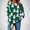 Green, variant on HAOTAGS Women's Tops Business Casual Holiday Halloween Black Sweatshirts Long Sleeve Crew Neck Graphic Shirts for Women