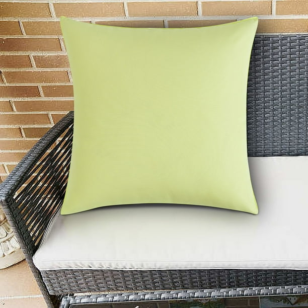Funda impermeable para almohada de exterior: protector de cojín moderno y liso para respaldo de muebles de patio, jardín y piscina.