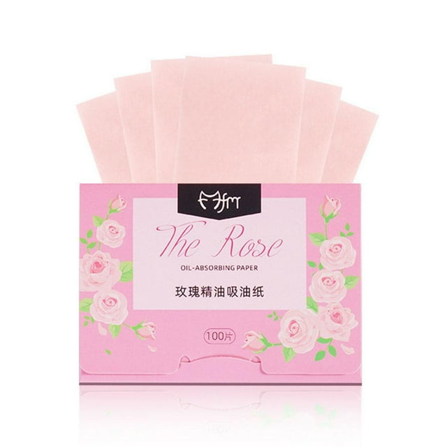 100 Feuilles/ensemble Papier Tachant Absorbant l'Huile pour le Visage et le Visage