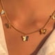 thumbnail image 4 of Collar de clavícula fuerte, minimalista, natural y clásico romántico para dama Oro, 4 of 5