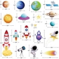 thumbnail image 2 of 100pcs Outer Space Cutouts Solar System Rocket Planet Star Bulletin Board Cut-Outs Party School Classroom Decorations, 2 of 7