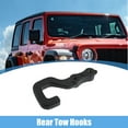 thumbnail image 2 of Unique Bargains 1 Pair Car Rear Bumper Tow Hook Black Replacement for Jeep Gladiator JT 2018-2021, 2 of 7