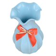 thumbnail image 1 of PENGXIANG Flower Vase Shatterproof Desktop Decor Mini Lotus Leaf Mouth Imitation Ceramic Vase for Home, 1 of 10