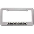 thumbnail image 1 of Protected By Aliens License Plate Frame, 1 of 1