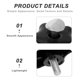 thumbnail image 3 of Raindrops 2Ud Accesorios En Negro Para Mango De Cortacésped Con Tornillos Y Tuercas De Resistencia, 3 of 6