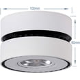 thumbnail image 4 of Focos de techo LED 12W Luz de techo, lámpara orientable bo, 4 of 5