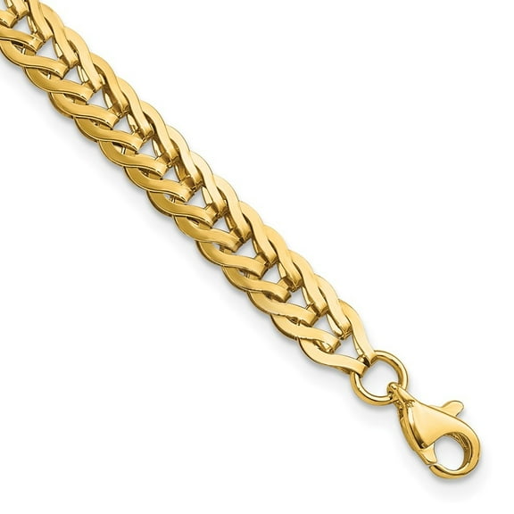 Auriga 14K Yellow Gold Fancy Link 7.5In Bracelet 7.5 inch for Women