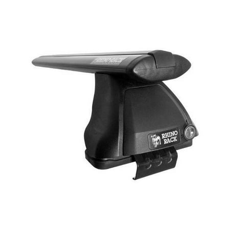 Rhino Rack 2008-2016 Ford F250 F350 F450 Crew Cab 2500 Multi Fit Aero Roof Rack System Black JA2745