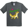 thumbnail image 3 of Inktastic I Love Leopard Geckos Youth T-Shirt, 3 of 5