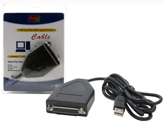 Syba SD-USB-DB25 USB 2.0 to Parallel DB25 Port Adapter Cable