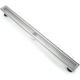 thumbnail image 4 of BOANN  304 Stainless Steel Rectangular Linear Shower Floor Drain in Gold 40" - Nickel, 4 of 5