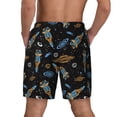 thumbnail image 2 of Rocae Space Rocket for Men's Swim Trunks Quick Dry With Two Side Pockets and One Lined Patch Pocket, 2 of 9