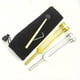 thumbnail image 3 of Dipasón Plateado Extendido de 25 cm para Limpieza de Oídos Diapasón de 128 HZ con Llave, Bolsa de Tela y Martillo, 3 of 5